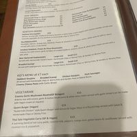 Menu 1   at The Cottage Inn in Alnwick