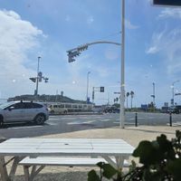 View from our table of Enoshima at Hanamizuki - 花みずき in Fujisawa