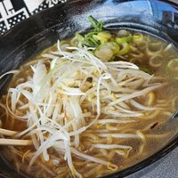 Vegan ramen with garlic, beansprouts and green onion. at Hanamizuki - 花みずき in Fujisawa