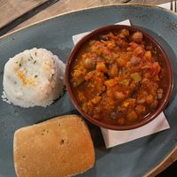 Mixed beans with Rice   at The Jolly Fisherman in Alnwick