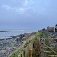 Beer garden view  at The Jolly Fisherman in Alnwick
