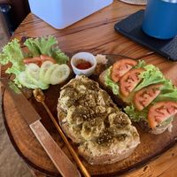 Mediterranean feta sandwich   at Nuturella in Koh Phangan