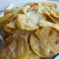 Nachos con queso de patata at The Wala Room in Torremolinos