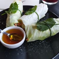 Rollitos vietnamitas crudiveganos at The Wala Room in Torremolinos