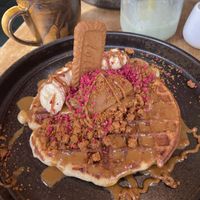  Biscoff stack loaded waffles  at Sùgh Ùr Café in Inverness