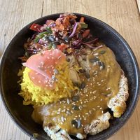 Cauliflower soul bowl   at Sùgh Ùr Café in Inverness