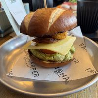 Breakfast bun  at Farm & Harper in Whitstable