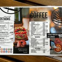 Menu at PLANT SHACK - Cala Mayor in Mallorca