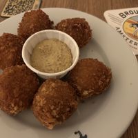VG suck on my bitterballen  at Brouwerij 't IJ in Amsterdam