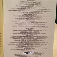 menu at Engelbecken in Berlin