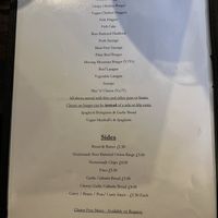 Main menu 3  at The Beehive Inn in Penrith