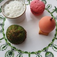 Desserts from the Vegan Afternoon tea at RenMor in Newquay