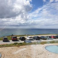 View from our table at RenMor in Newquay