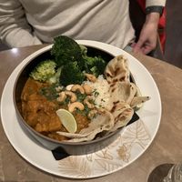 Soort curry met naanbrood  at Van der Valk Hotel Ridderkerk  in Ridderkerk