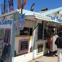 Outside at Beach Bakery Newquay in Newquay