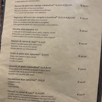 Menu  at L'Osteria in Monterosso Al Mare