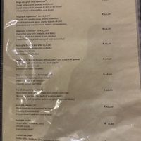 Menu  at L'Osteria in Monterosso Al Mare