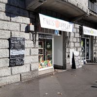 Entrance is on the right at Reformhaus  - Eva's Apples in Zurich