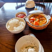 Veg curry at Bếp Chay Huệ Nhiên in Hanoi
