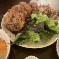 Mushrooms fried  at Bếp Chay Huệ Nhiên in Hanoi