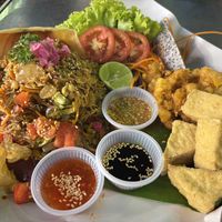 Pomelo salad set  at Green Food in Chiang Mai
