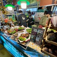 Green Food stall at Kalare market   at Green Food in Chiang Mai