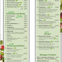 Speisekarte at Lecker Grün - Maybe closed in Wuppertal