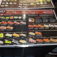 Grill menu at Molo Asian BBQ and Hotpot in Appleton