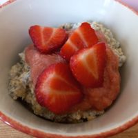 Bircher muesli at The Pavilion Cafe in South East London