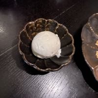 Soy ice cream   at Hutong in New York City