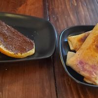 Hazel-not Toast & Herbivore Burrito at The Lucky Wolf in Paw Paw