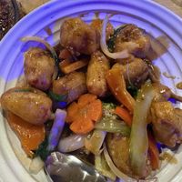 Veggies with ‘Pork'  at Auntie8's Vietnamese Cuisine in Prospect