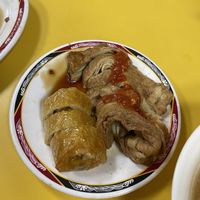 Tofu roll and tofu skin  at Ningxia Vegetarian Restaurant - 寧夏素食小館 in Taipei