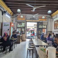 The simple restaurant interior at Vishal Food & Catering in Kuala Lumpur