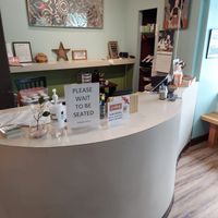 Clean reception area at Griddle 145 in Allentown