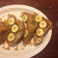 Coconut Banana Frech Toast at Griddle 145 in Allentown