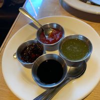 Spices on the side at Le Basil in Palm Desert