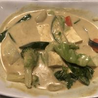 Yellow curry  at Le Basil in Palm Desert