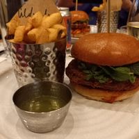 Aloo tikka burger at Mildreds - Victoria in South West London