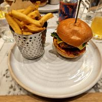 Korean chicken burger at Mildreds - Victoria in South West London