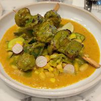 Chick'n skewers at Mildreds - Victoria in South West London