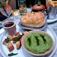 Mushroom ale pot pie at Mildreds - Victoria in South West London
