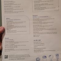 Menu at Mildreds - Victoria in South West London