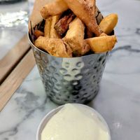 Lemon Pepper Fries at Mildreds - Victoria in South West London