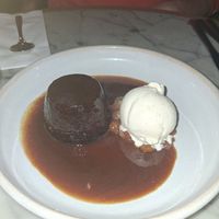 Sticky toffee pudding at Mildreds - Victoria in South West London
