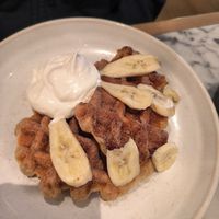 Churros waffles at Mildreds - Victoria in South West London