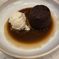 Sticky toffee pudding  at Mildreds - Victoria in South West London