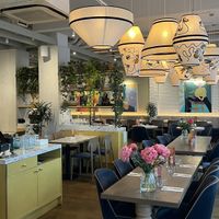 Mildred’s dining roomm  at Mildreds - Victoria in South West London
