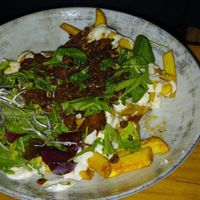 Pulled Mushroom Kapsalon at Levels in Harlingen