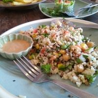 grain salad was delicious at Fuang Vegetarian in Chiang Mai